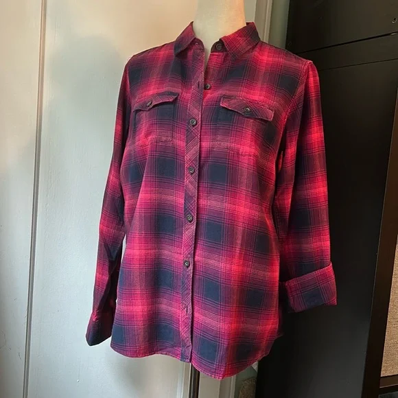 Eddie Bauer M Plaid Shirt - Picture 1 of 10